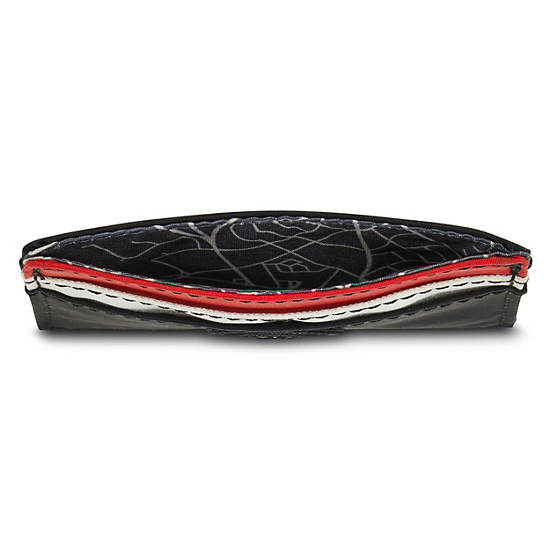 Kipling Cardy Card Holder Bags Black Red Block | AU 2052MQ